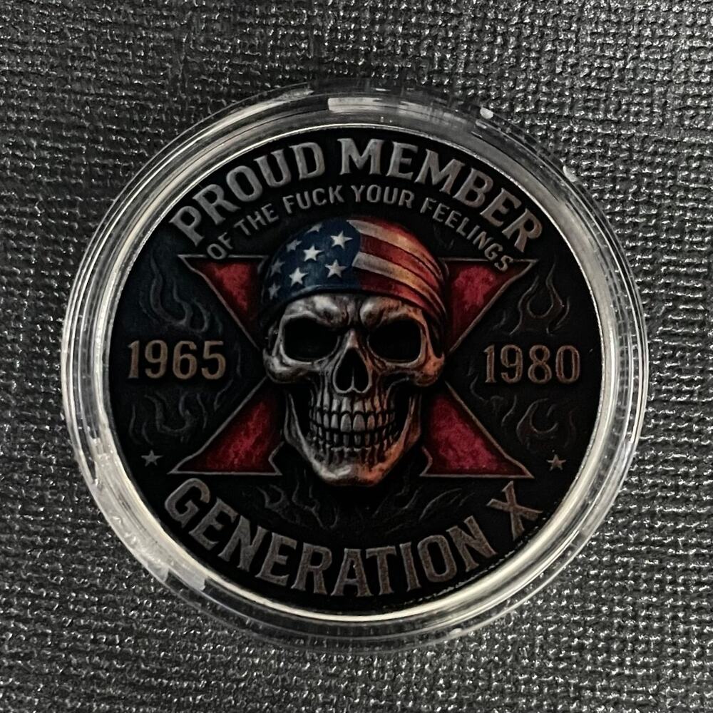 Generation X Collectible Enameled Coin & Protective Case